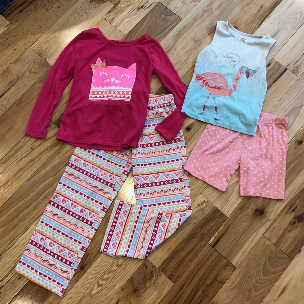 4 piece pajamas set